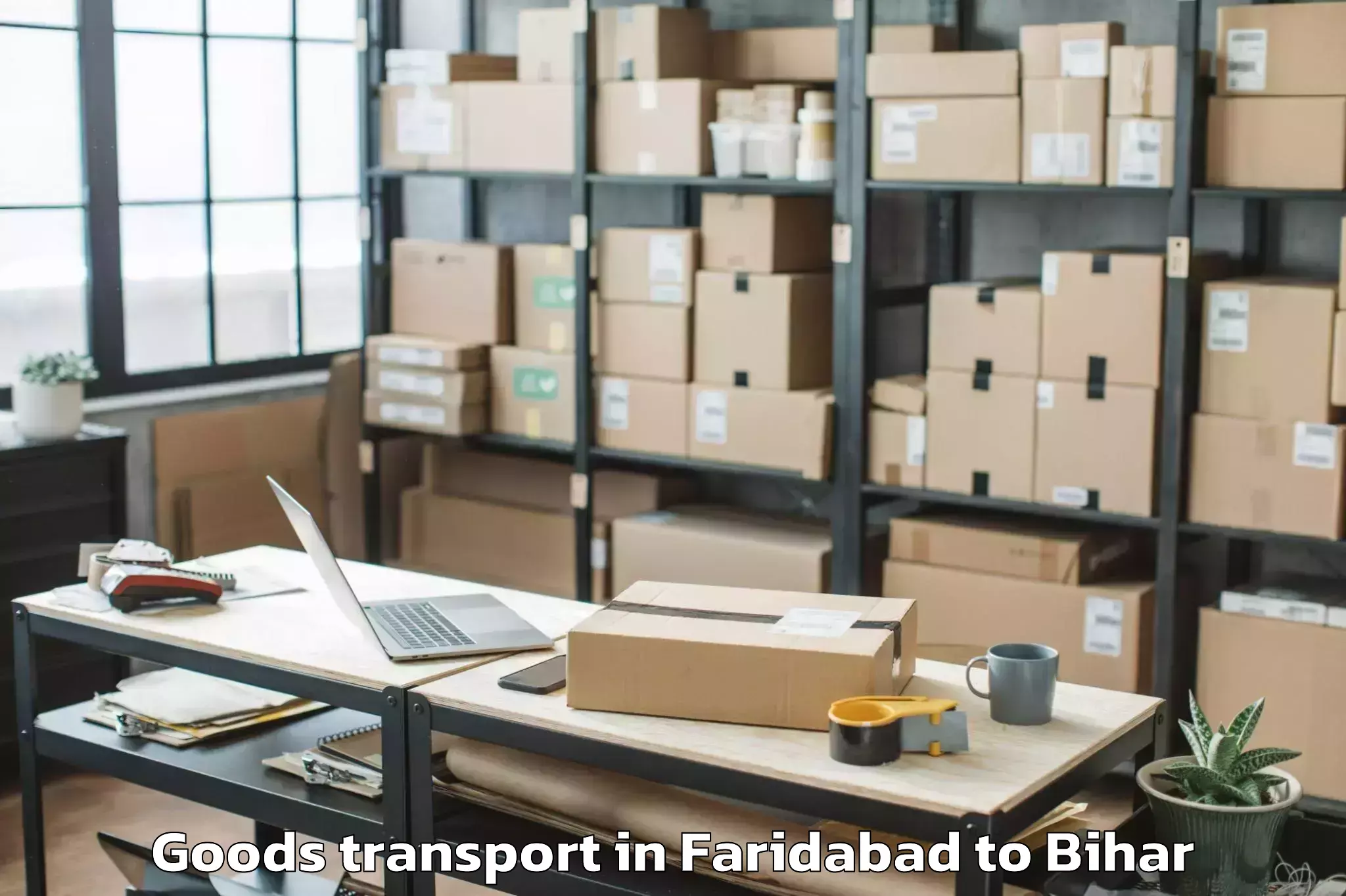 Faridabad to Parsauni Goods Transport Booking